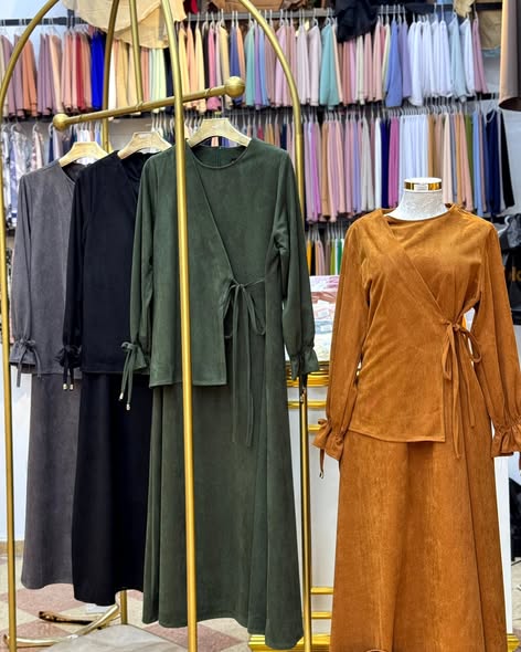 ✨ مودال مخملي راقي – أناقة تكمّل شتاءك ✨